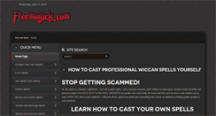 Desktop Screenshot of freemagick.com